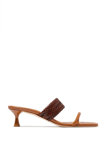 Bow 40 Leather Sandals